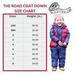 Car Seat Coat | The Road Coat Down - Navy/Red