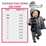 Car Seat Coat | The Road Coat Down - Platinum/Black