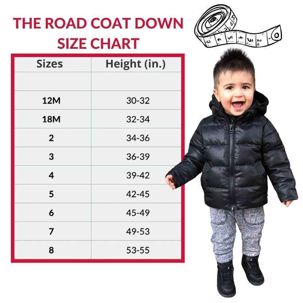 Car Seat Coat | The Road Coat Down - Black