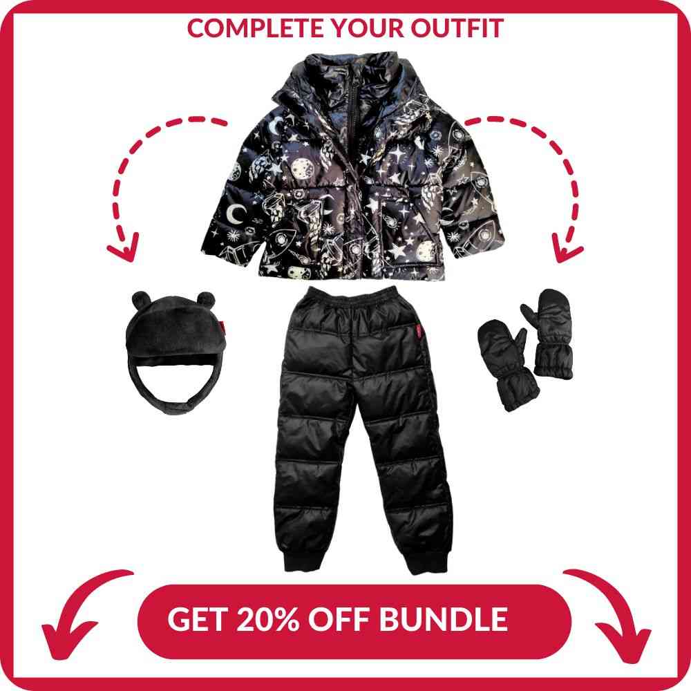 Car Seat Coat | The Road Coat Vegan - Rocketship Print