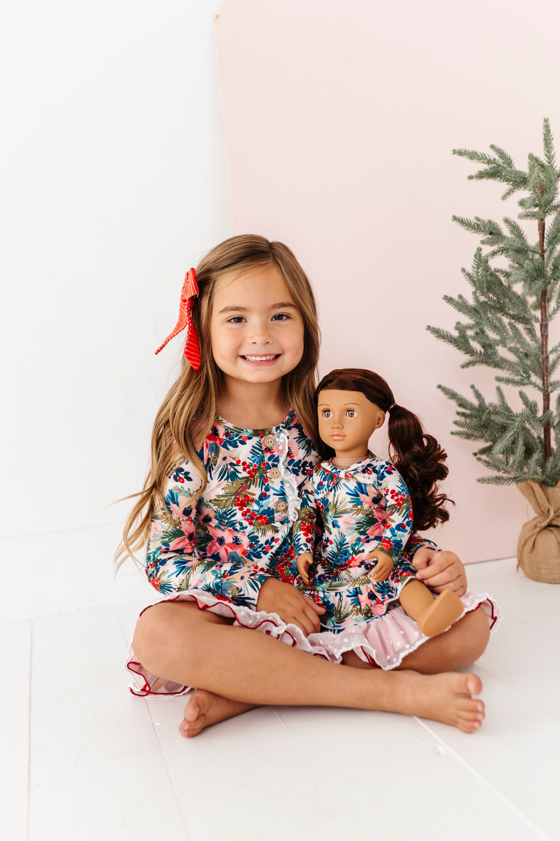 Holly Floral | DOLL DRESS - By Baano