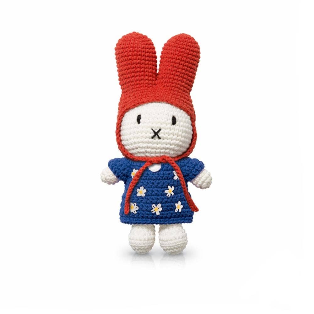 Miffy Crocheted Stuffed Plush - Little Flower Dress and Hat