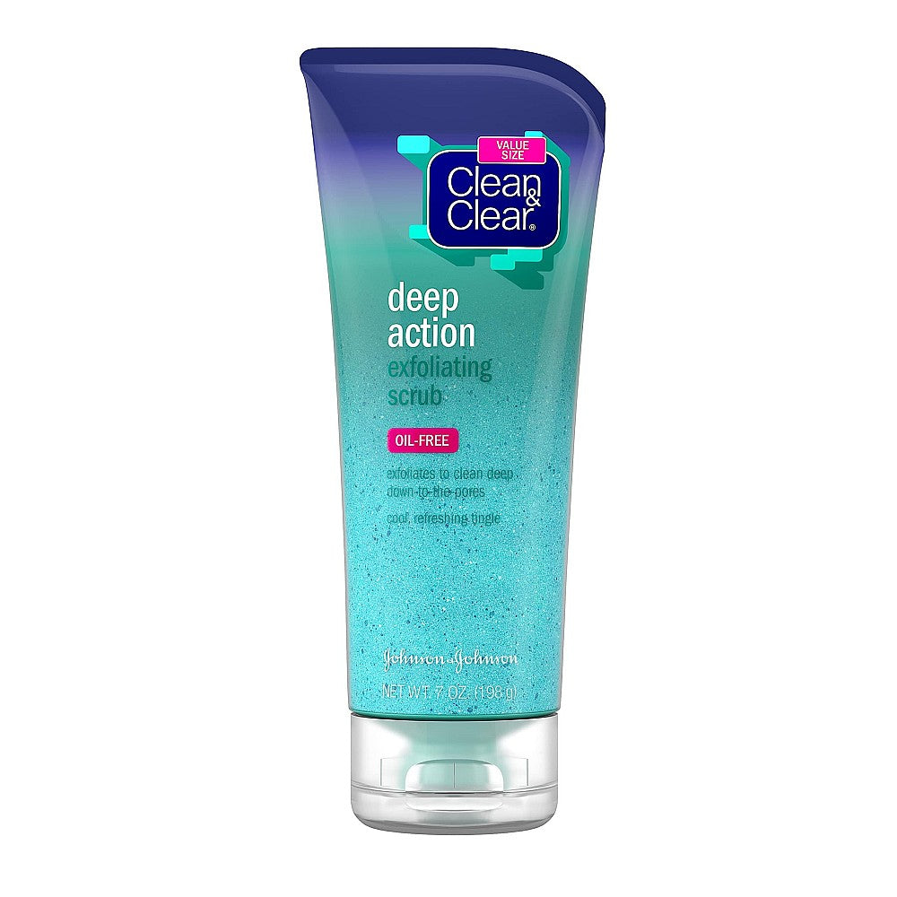 Clean & Clear Deep Action Exfoliating Facial Scrub 7 Oz