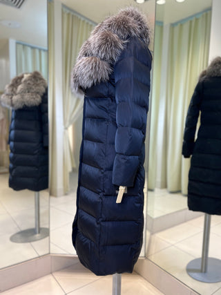 Kaimana Genuine Fox Fur Trim Premium Down Coat - By Baano