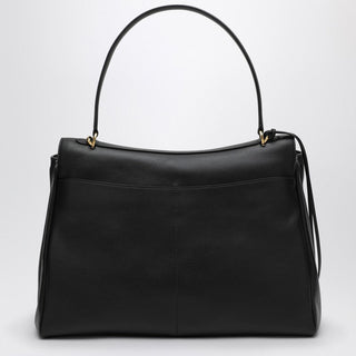 Smooth Black Calfskin Large Rodeo Bag - By Baano