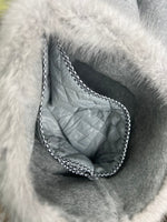 Genuine Scandinavian Mink Fur Virgin Wool Coat - By Baano