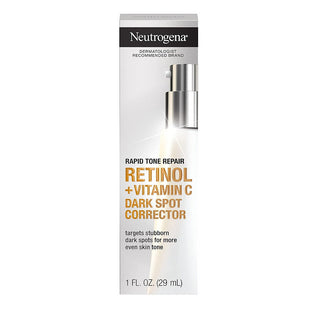 Neutrogena Rapid Tone Repair Retinol + Vitamin C Dark Spot Corrector Face Serum - 1 Oz