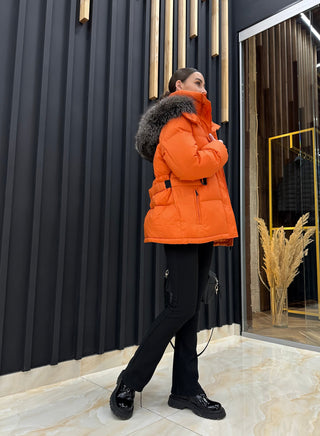 Genuine Silver Fox Down Fill Jacket - By Baano