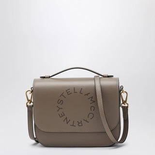 Shoulder Bag With Moss Coloured Logo - By Baano