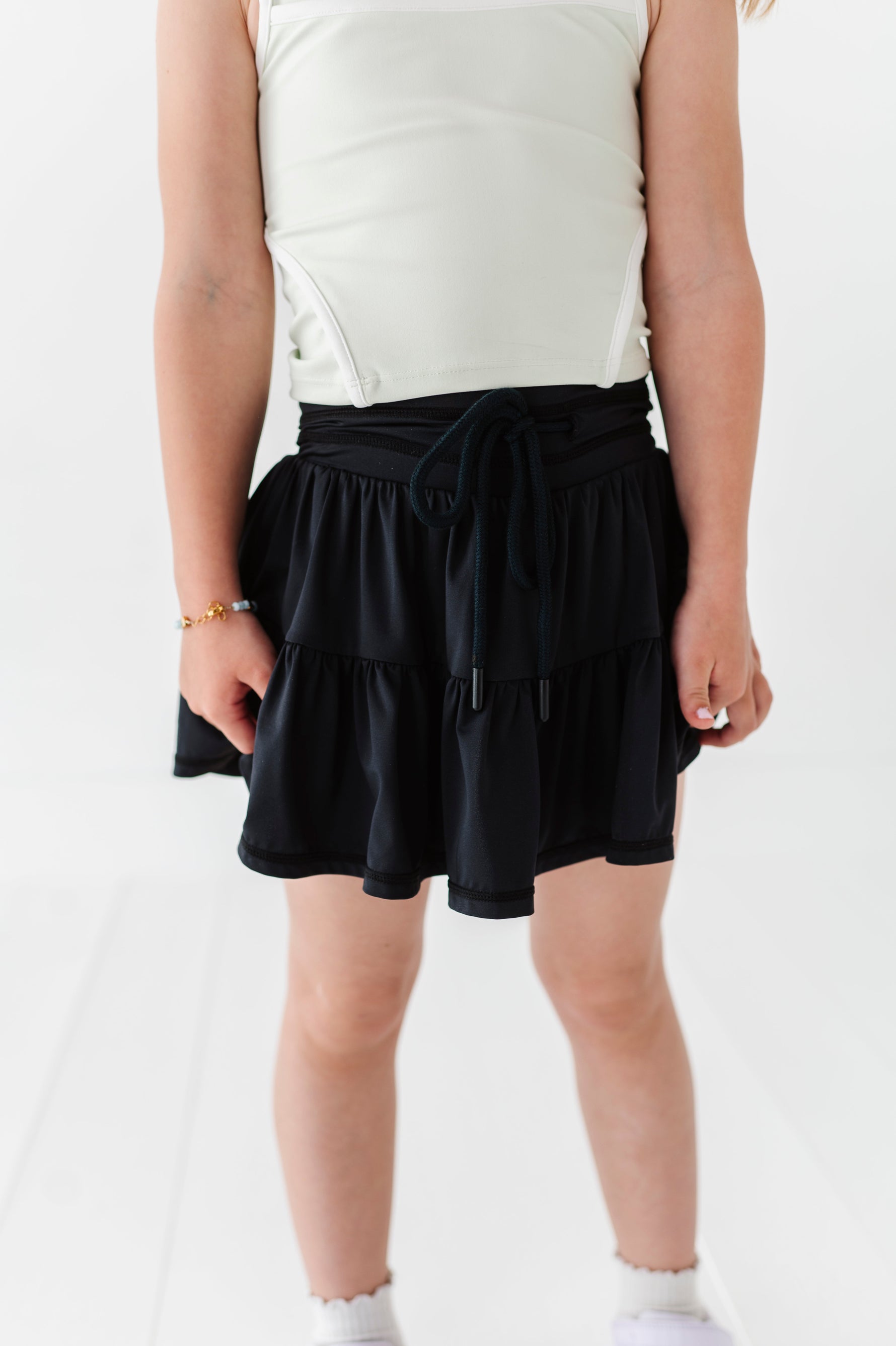 Black | 2-tiered Skort - By Baano