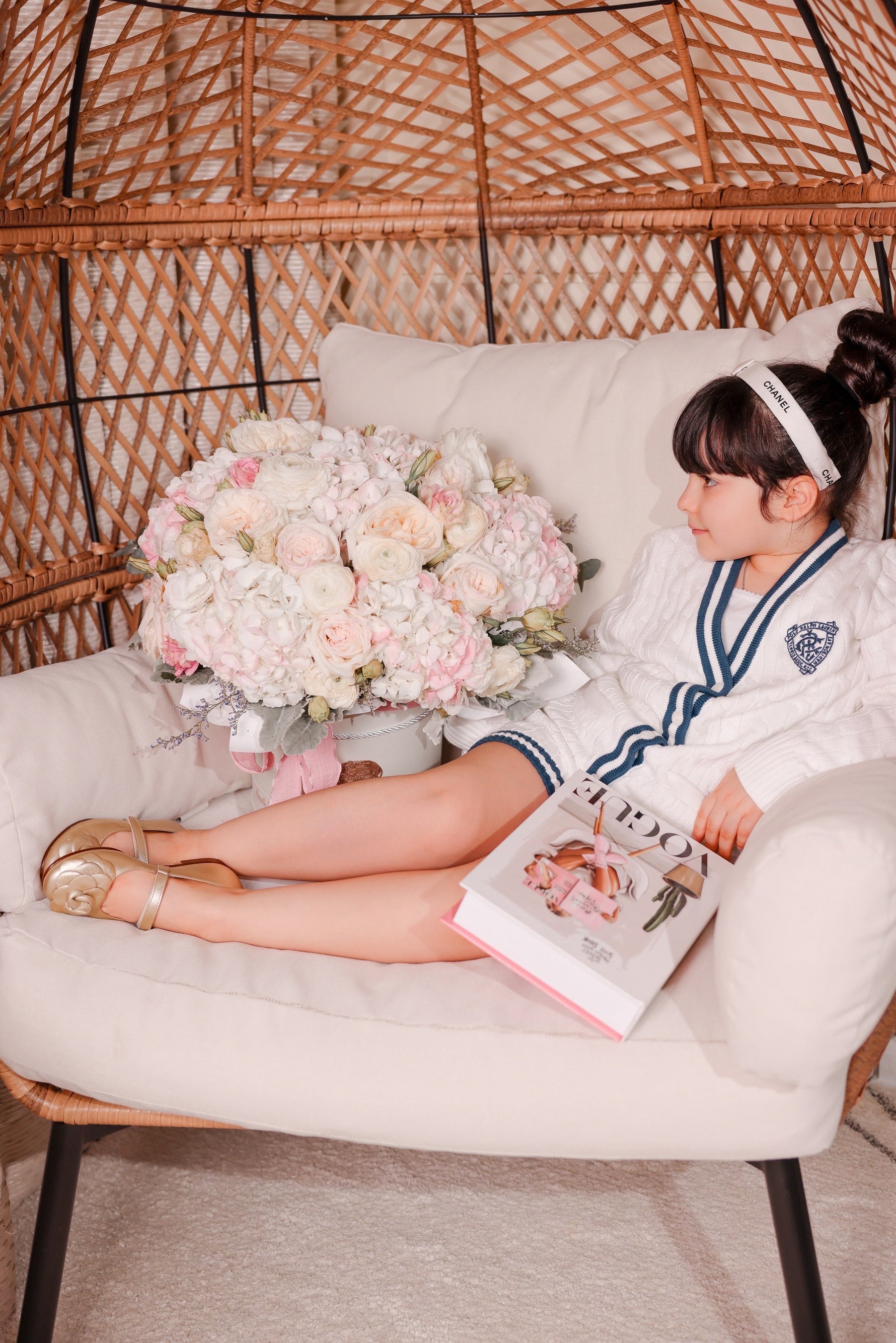 Camille- Gold Leather Mary Jane Shoes