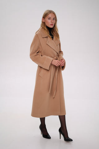Florence Classic Cashmere Wool Blend Overcoat