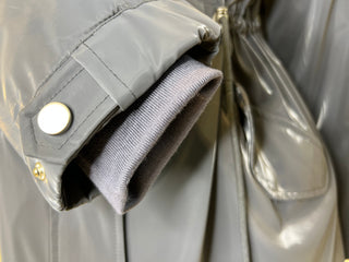 Genuine Silver Fox Fully Lined Hood Rabbit Insulated Parka - By Baano