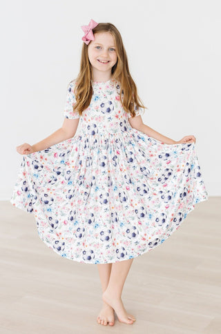 SALE Soccer Sweetie S/S Pocket Twirl Dress - By Baano