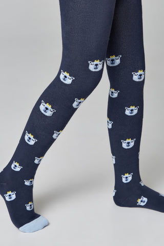 Conte-Kids Cotton Terry Tights - Sof-Tiki 519 - By Baano