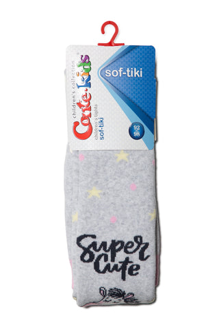 Conte-Kids Cotton Terry Tights - Sof-Tiki 521 - By Baano