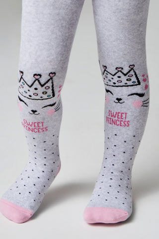 Conte-Kids Cotton Terry Tights - Sof-Tiki 524 - By Baano