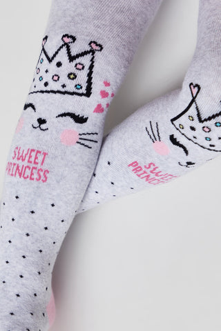 Conte-Kids Cotton Terry Tights - Sof-Tiki 524 - By Baano