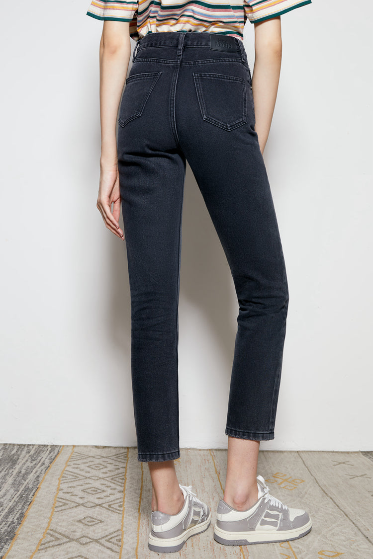 Chelsea High Rise Straight Crop Jeans HJ005 [FINAL SALE] Hey Joanie