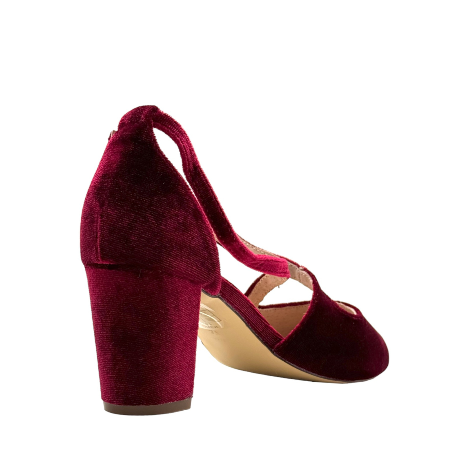 Oren Velvet Mary Jane Heels Chelsea Crew