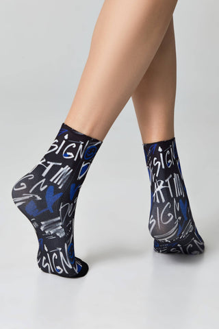 Dense Socks Conte Fantasy 910 - Art Designs - By Baano