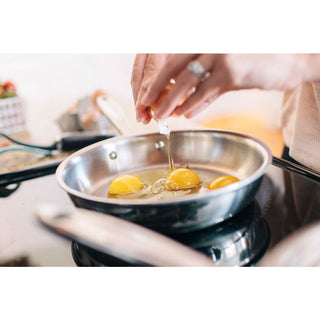 8.5 Inch Stainless Steel  Fry Pan - By Baano