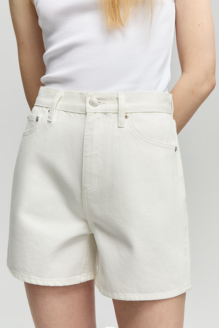 Golden Hour High Rise Girlfriend Shorts HJ801 Hey Joanie