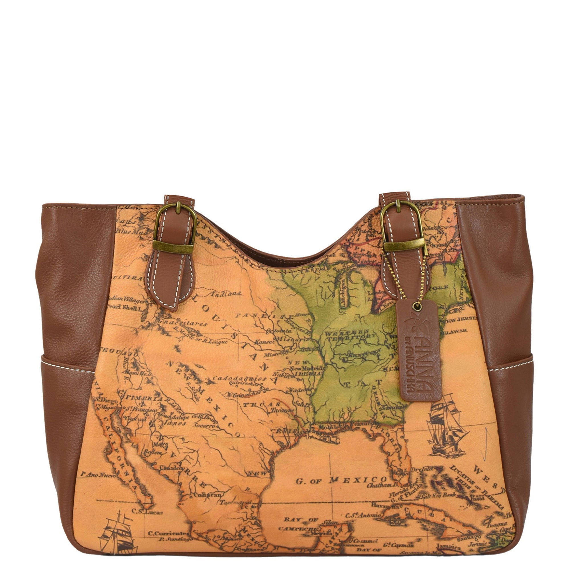 Heritage Leather Shoulder Bag - 8065