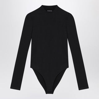 Black Nylon Bodysuit
