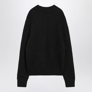 Dark Gray Cashmere Sweater - By Baano