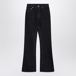 Dark Blue Flared Jeans - By Baano