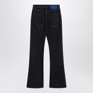 Dark Blue Flared Jeans - By Baano