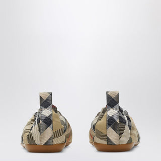 Ballerina Beige Check Pattern - By Baano