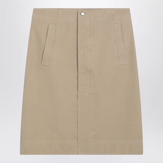 Beige Cotton Skirt - By Baano
