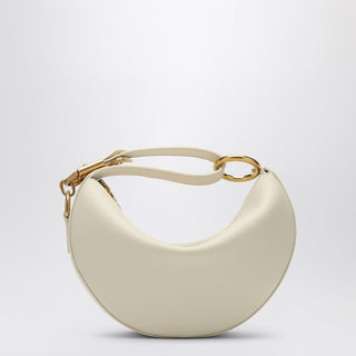 Ivory Leather Knight Bag - By Baano