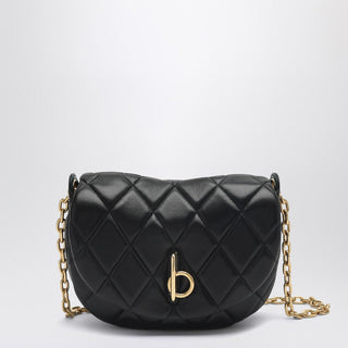 Black Quilted Rocking Horse - By Baano
