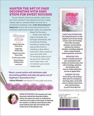 Cake Decorating for Beginners: A Step-by-Step Guide to Decorating Like a Pro (Spiral Bound) - By Baano