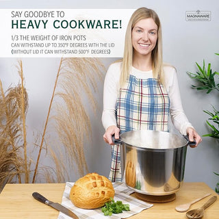 Stock Pot with Lid 18 Quarts - By Baano