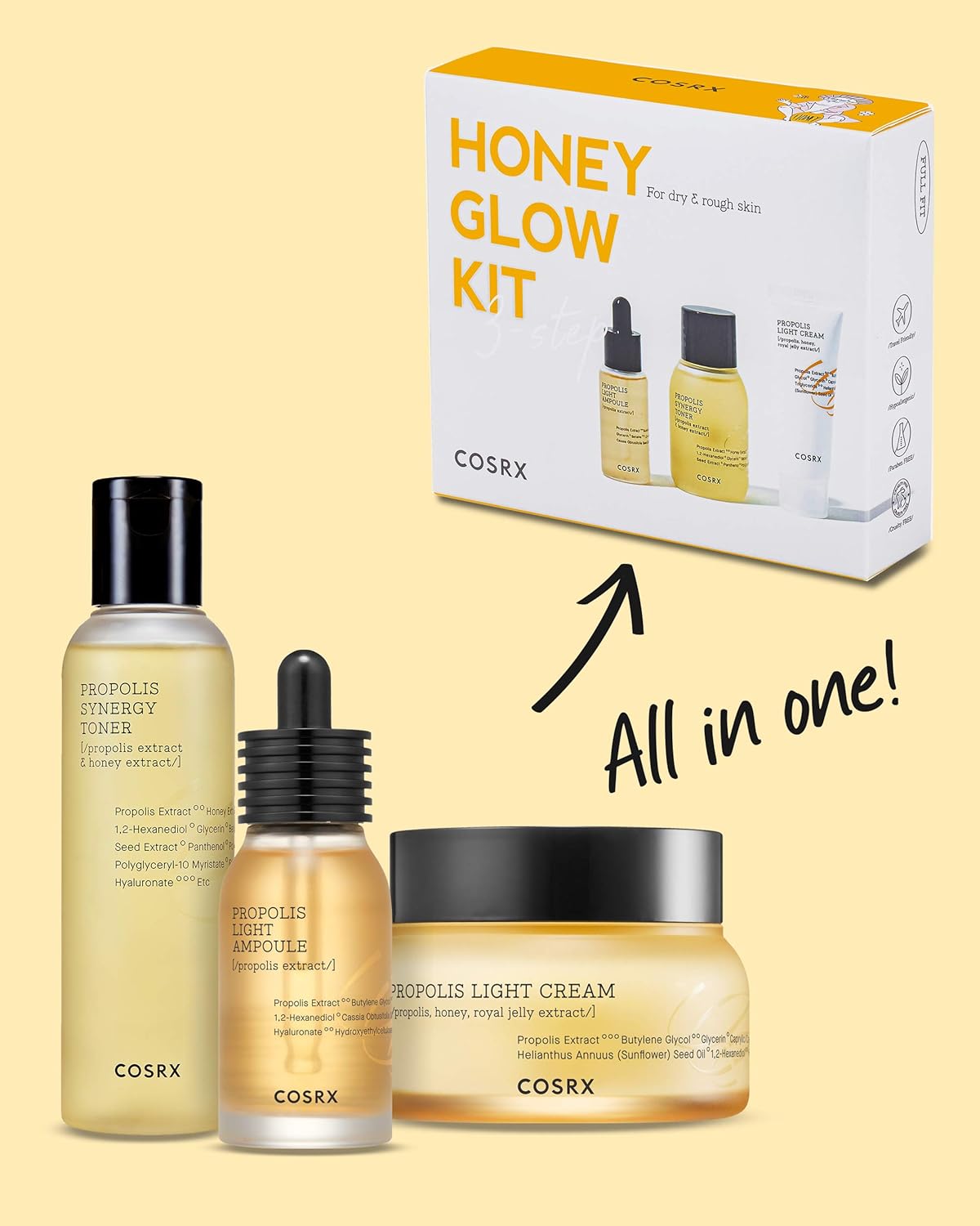 Cosrx Honey Glow Kit - By Baano