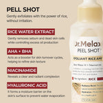 Dr. Melaxin Peel Shot Exfoliant Rice Ampoule - By Baano