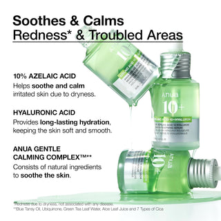 ANUA Azelaic Acid 10 Hyaluron Redness Soothing Serum - By Baano