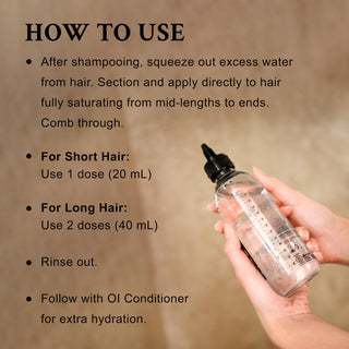 Davines OI Liquid Luster, Nourishing Rinse-Off Treatment, Add Shine Weightlessly, 10.14 Fl Oz