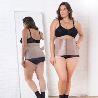 Style 821 | Shapette Powermesh Satin Panel Waist Cincher Rago Shapewear