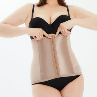 Style 821 | Shapette Powermesh Satin Panel Waist Cincher Rago Shapewear