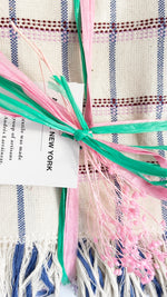 San Lucas Plaid White Kitchen Towel