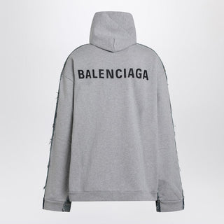 Denim And Fleece Cotton Jacket With Logo - By Baano