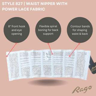 Style 827 | Waist Nipper Rago Shapewear