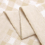 Checkered Knit Baby Blanket - By Baano