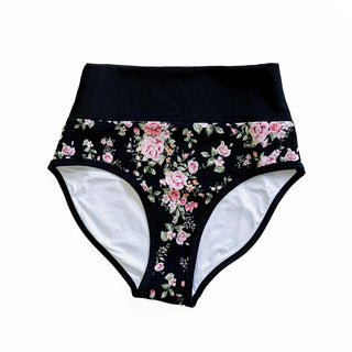 Midnight Floral Bikini Bottom - By Baano
