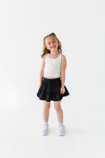 Black | 2-tiered Skort - By Baano